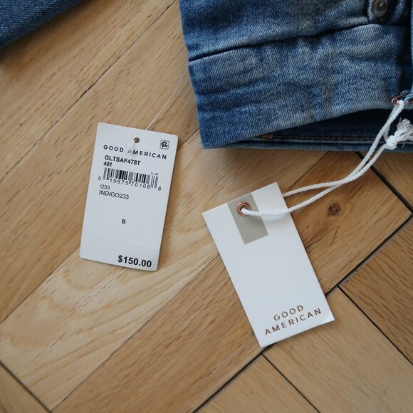 Good American - ALWAYS FITS GOOD LEGS STRAIGHT JEANS - Picture 3 of 6